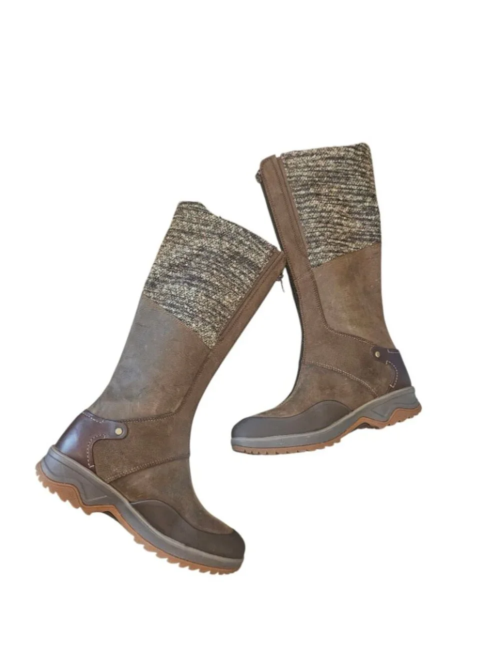 Merrell Tall Boots Sz 8 Eventyr Cuff Womens Brown Full Zip Active Heat Warm